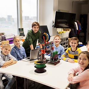 Leerzaam én leuk: 3D printers in de klas Leerzaam én leuk: 3D printers in de klas