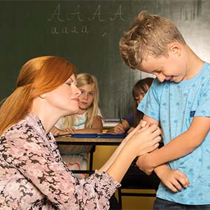 Een droogloopmat, om een natte vloer te voorkomen Een droogloopmat, om een natte vloer te voorkomen
