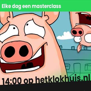 Klokhuis Masterclass - elke doordeweekse dag LIVE