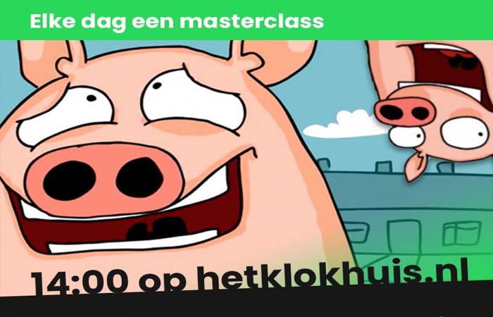 Klokhuis Masterclass - elke doordeweekse dag LIVE