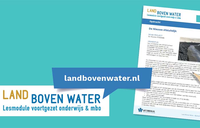 Nieuwe lesmodule voor het MBO over waterbouw