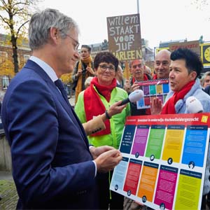 Stakende schoolleiders laten zich horen