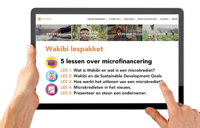 Wakibi Microkredieten lanceert gratis lespakket voor middelbare scholen