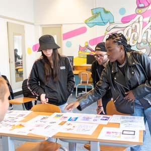 Mbo’ers aan het werk in het museum