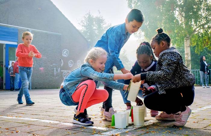 Van één Buitenlesdag naar een schooljaar vol lessen buiten