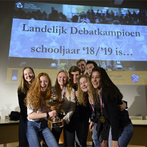 Winnaar NK Debatteren voor Scholieren bekend Winnaar NK Debatteren voor Scholieren bekend