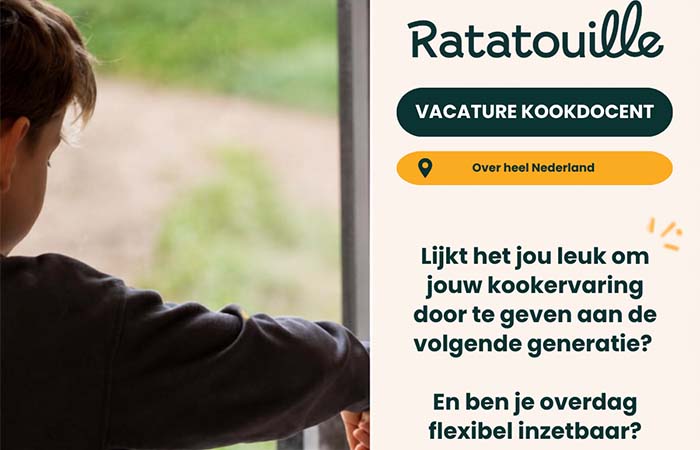 Kookdocent gezocht: kooklessen geven aan kinderen door heel Nederland