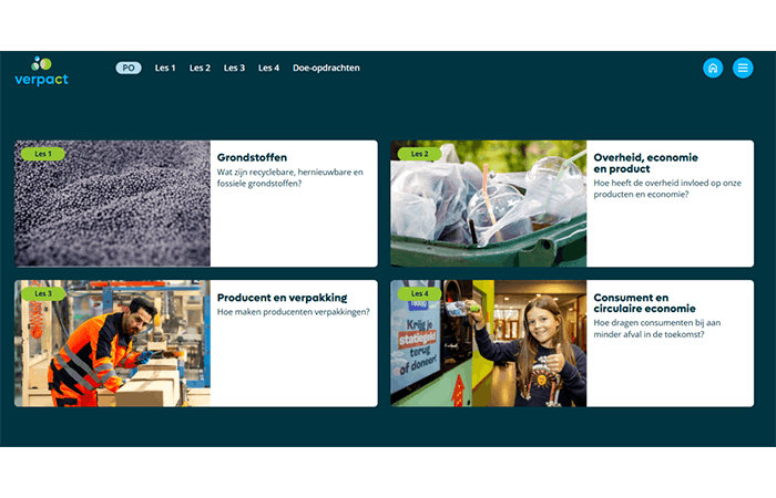 Lespakket ‘Circulaire Economie - van verpakking tot nieuwe grondstof’